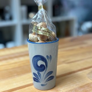 Original Frankfurter Bethmännchen im Apfelweinbecher