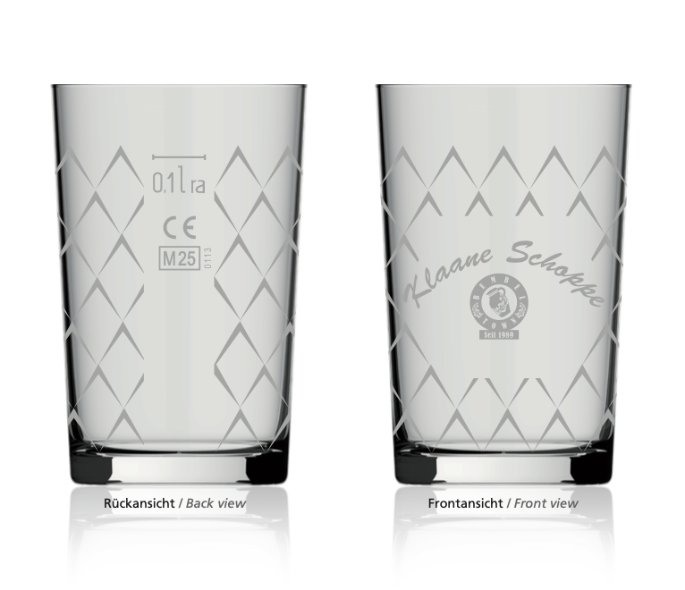 Kleine Gerippte - Mini Gerippte 0,1L Bembeltown