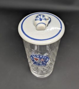 Apfelwein Deckelsche aus Keramik mit Mini Bembel