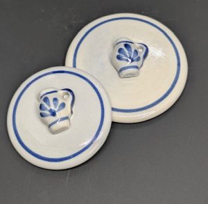 Apfelwein Deckelsche aus Keramik mit Mini Bembel